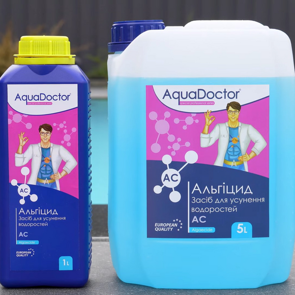 Альгіцид AquaDoctor AC 1 л Проти водоростей і зелені 15970 фото