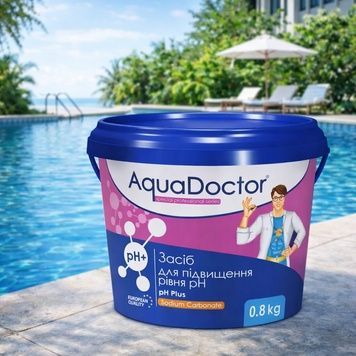 Засіб для підвищення рівня pH Aquadoctor ph Plus 800грам в гранулах Туреччина 19393 фото