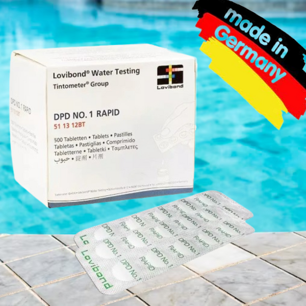Таблетки для вимірювання вільного хлору AquaDoctor DPD1 (10 шт.) для таблеткового тестера AquaDoctor 23547 фото
